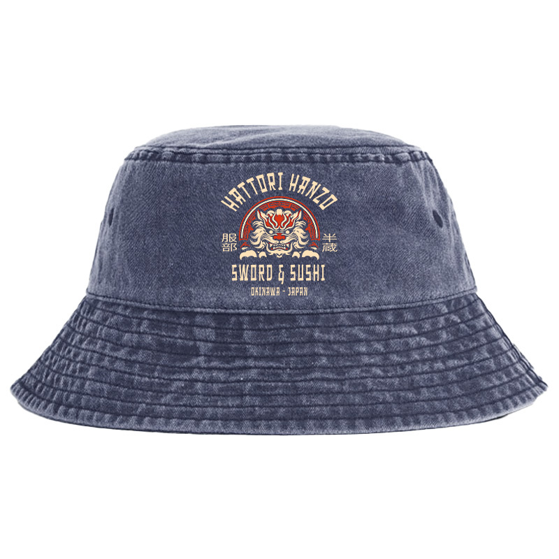 Tokyo-Tiger Hattori Hanzo Sword Washed Bucket Hat
