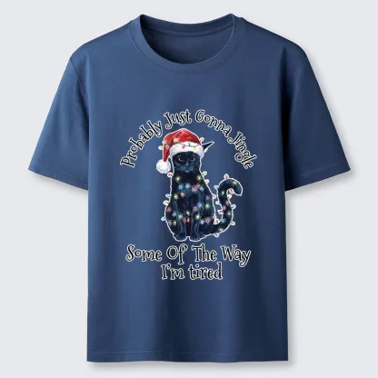 Tokyo-Tiger Tired Christmas Cat Meme Classic T-Shirt