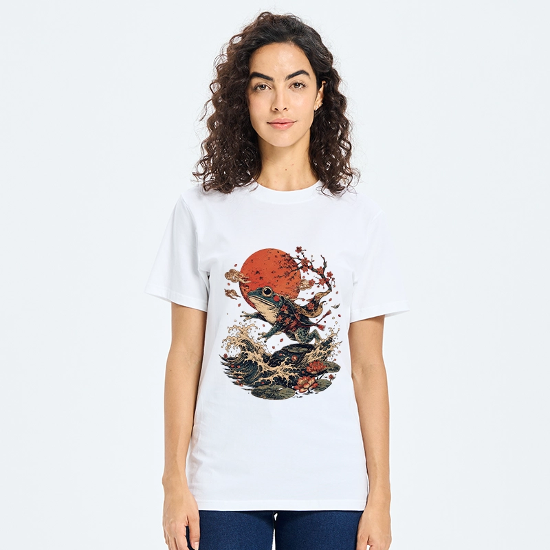 Tokyo-Tiger Cool Japanese Style Frog Saving The World Classic T-Shirt