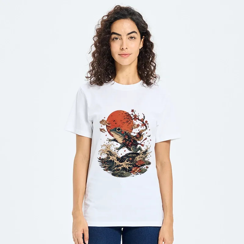Tokyo-Tiger Cool Japanese Style Frog Saving The World Classic T-Shirt