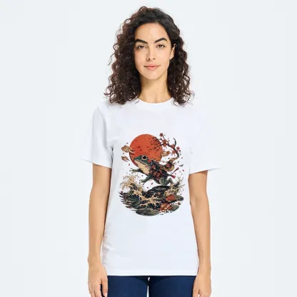 Tokyo-Tiger Cool Japanese Style Frog Saving The World Classic T-Shirt