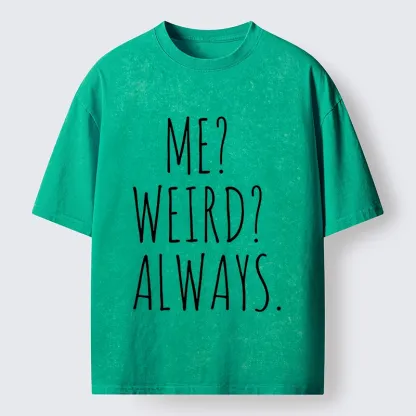 Tokyo‑Tiger Funny Weird Vibe Washed T‑Shirt