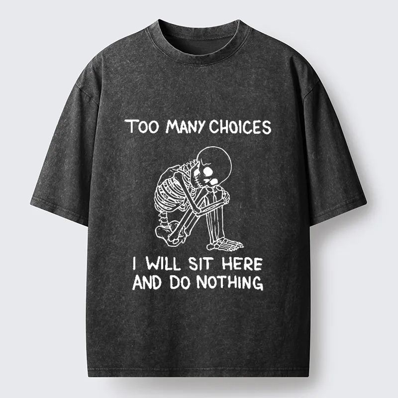 Tokyo‑Tiger Meme Do Nothing Washed T‑Shirt