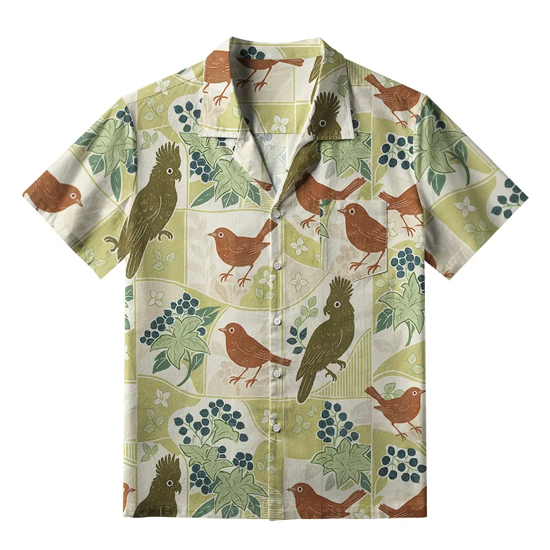 Tokyo-Tiger Harmony Of Flowers And Birds Aloha Hawaiian Shirt