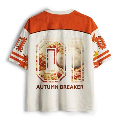 Tokyo-Tiger Autumn Hokkaido Wave Mesh Jersey