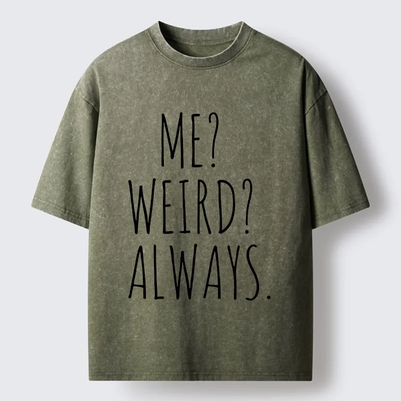 Tokyo‑Tiger Funny Weird Vibe Washed T‑Shirt