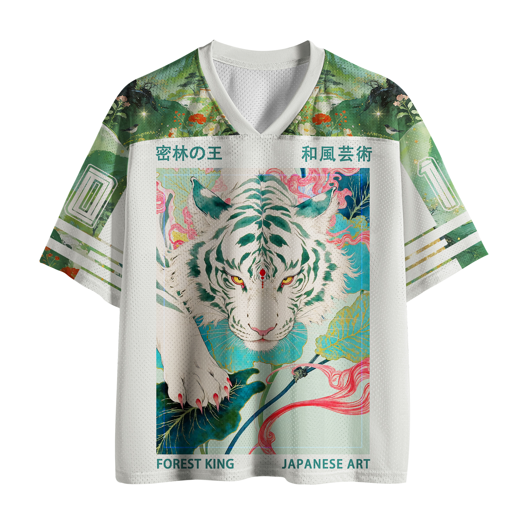Tokyo-Tiger Guardian Tiger Of The Grove Mesh Jersey
