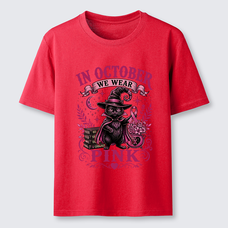 Tokyo-Tiger Witch Cat Breast Cancer Awareness Classic T-Shirt