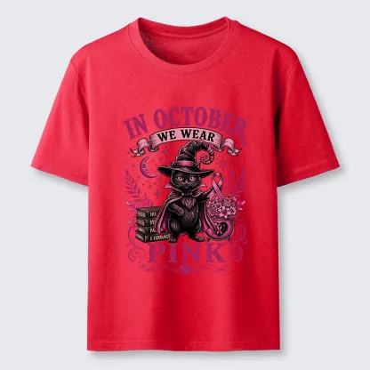 Tokyo-Tiger Witch Cat Breast Cancer Awareness Classic T-Shirt