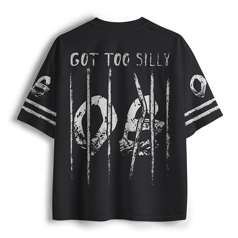 Tokyo-Tiger Got Too Silly Funny Mesh Jersey