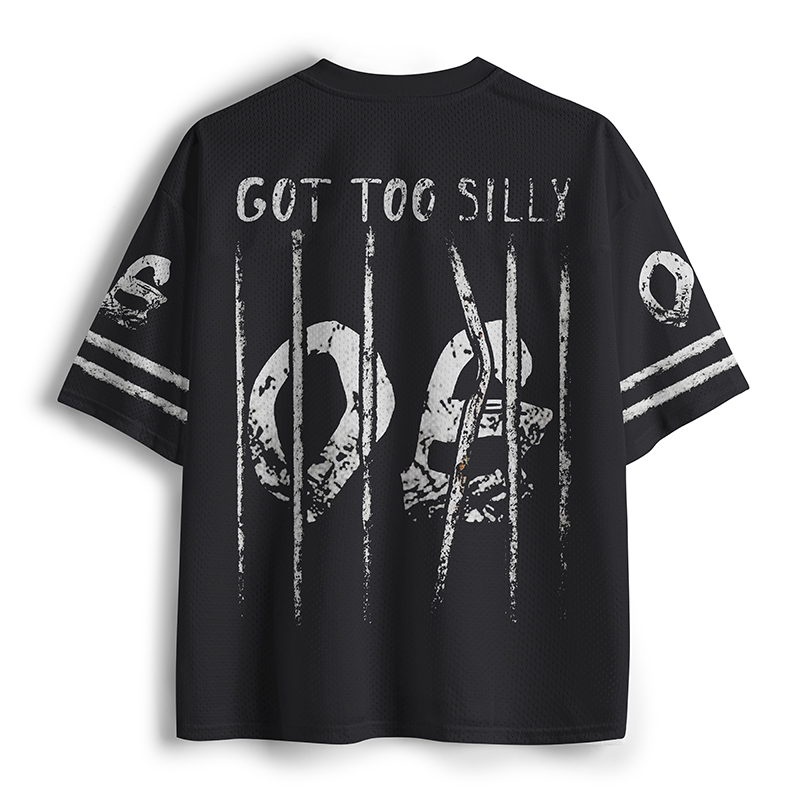 Tokyo-Tiger Got Too Silly Funny Mesh Jersey