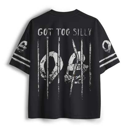 Tokyo-Tiger Got Too Silly Funny Mesh Jersey