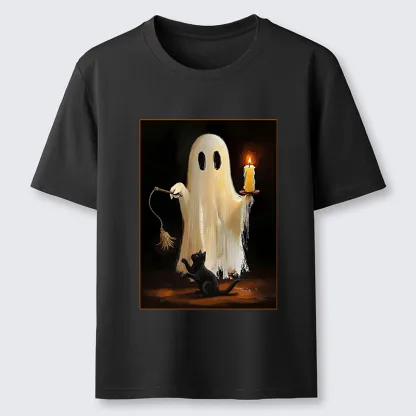 Tokyo-Tiger Ghost Cat Halloween Art Classic T-Shirt