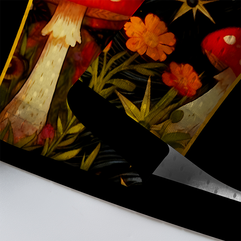 Tokyo-Tiger Mystic Cat Amid Red Spotted Mushrooms Mesh Jersey