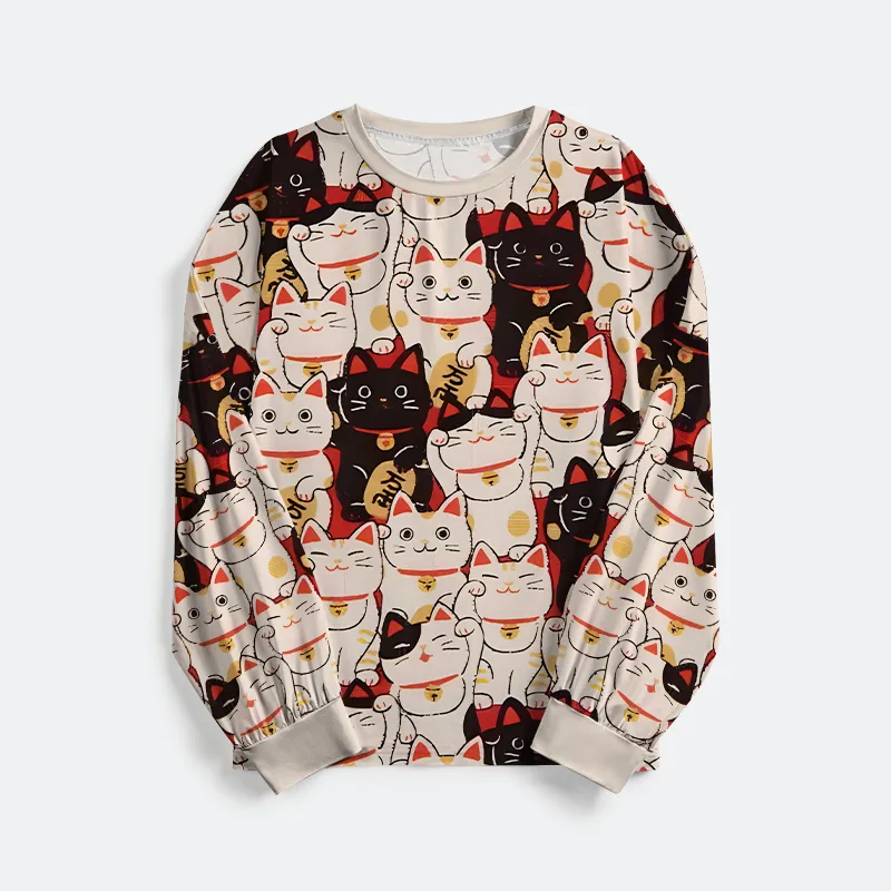 Tokyo-Tiger Lucky Cat Family Pajama Sets