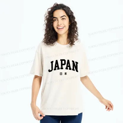 Tokyo-Tiger Simple Japan Washed T-Shirt