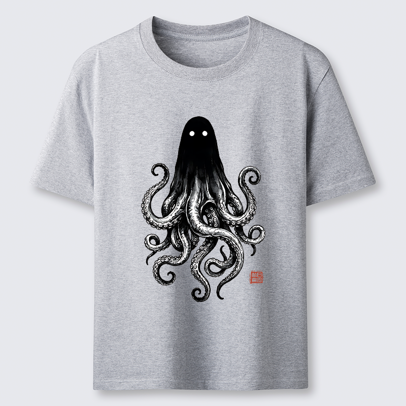 Tokyo-Tiger Spooky Ghost Octopus Classic T-Shirt