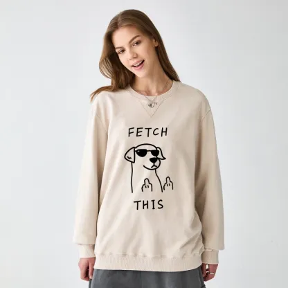 Tokyo-Tiger Rebellious Dog Washed Terry Sweatshirt