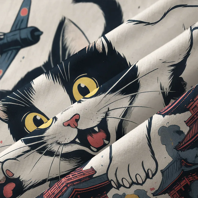 Tokyo-Tiger Cat Destroyer Aloha Hawaiian Shirt