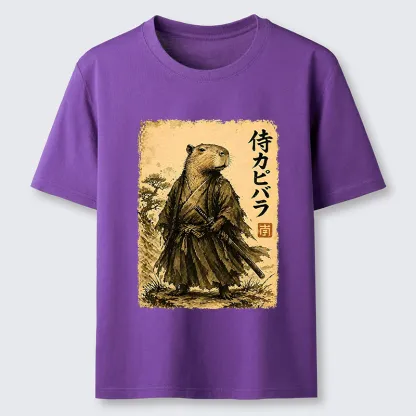 Tokyo-Tiger Japanese Samurai Capybara Classic T-Shirt