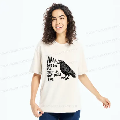 Tokyo-Tiger Funny Crow Japan Washed T-Shirt