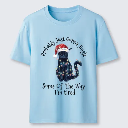 Tokyo-Tiger Tired Christmas Cat Meme Classic T-Shirt