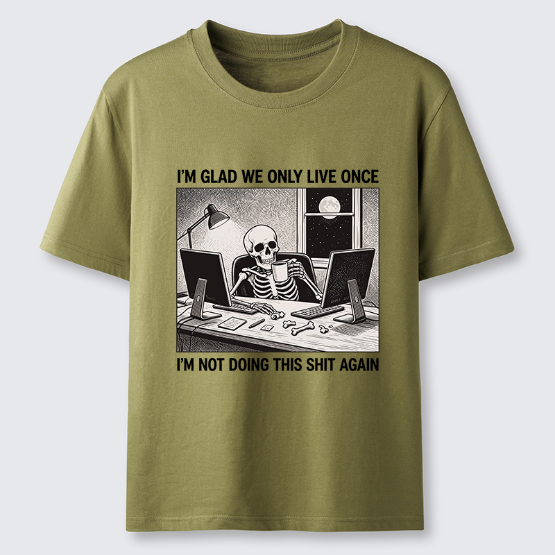 Tokyo-Tiger Funny Skeleton Coffee Break Meme Classic T-Shirt