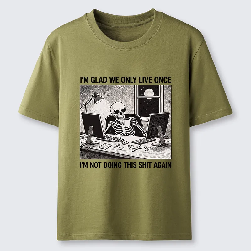 Tokyo-Tiger Funny Skeleton Coffee Break Meme Classic T-Shirt
