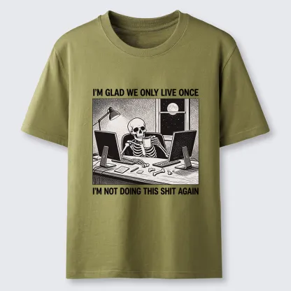 Tokyo-Tiger Funny Skeleton Coffee Break Meme Classic T-Shirt