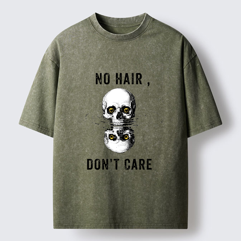 Tokyo-Tiger Skull Water Reflection Washed T-Shirt