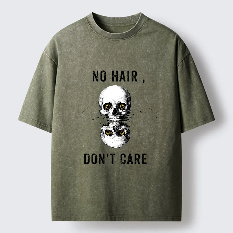 Tokyo-Tiger Skull Water Reflection Washed T-Shirt