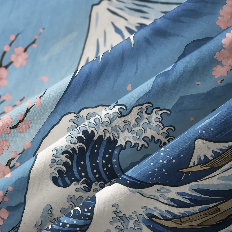 Tokyo-Tiger Waves Under Mount Fuji Aloha Hawaiian Shirt