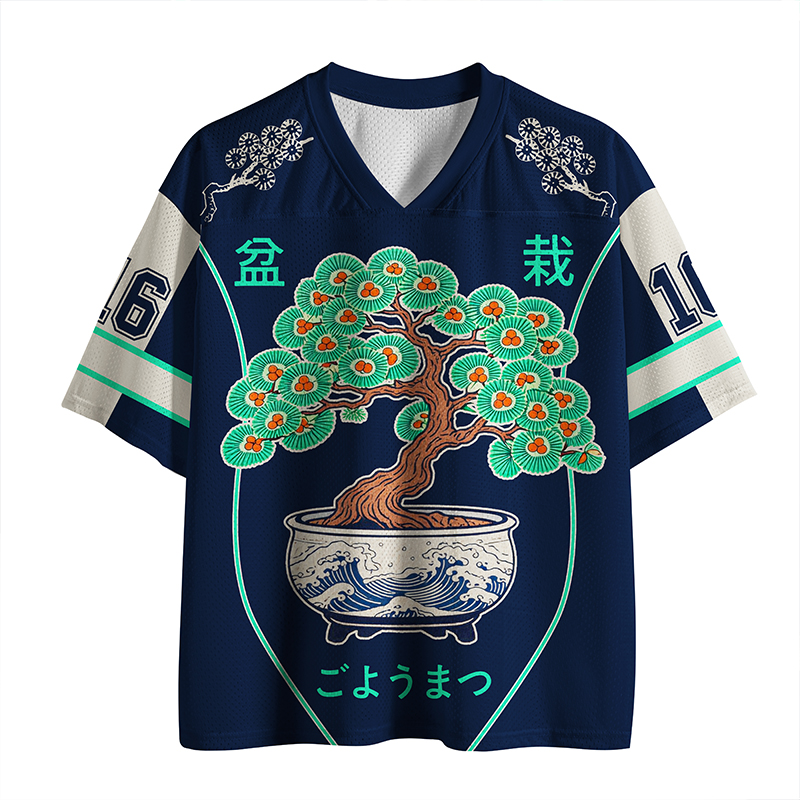 Tokyo-Tiger White Pine Bonsai Mesh Jersey
