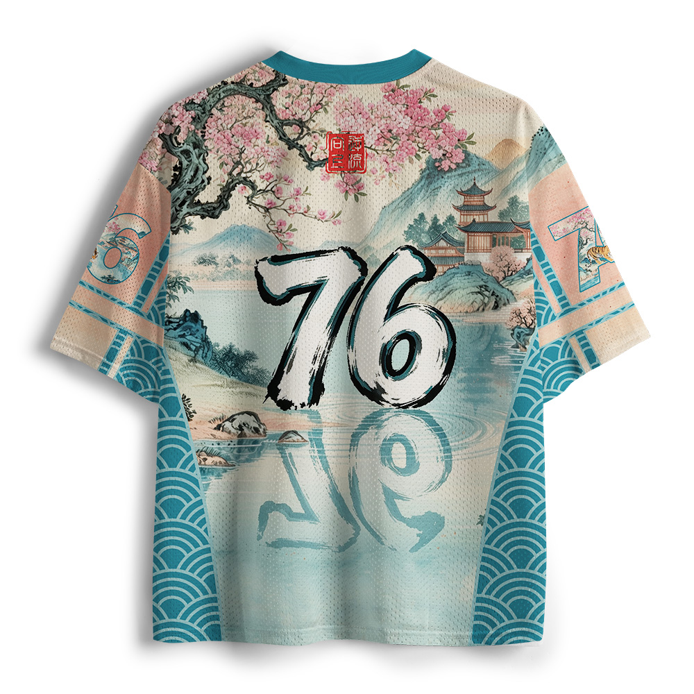 Tokyo-Tiger Japanese Sakura Tiger Shadow Mesh Jersey