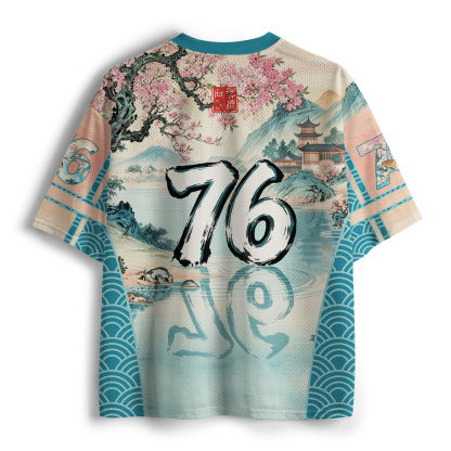 Tokyo-Tiger Japanese Sakura Tiger Shadow Mesh Jersey