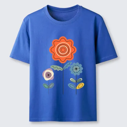 Tokyo-Tiger Retro Floral Art Classic T-Shirt