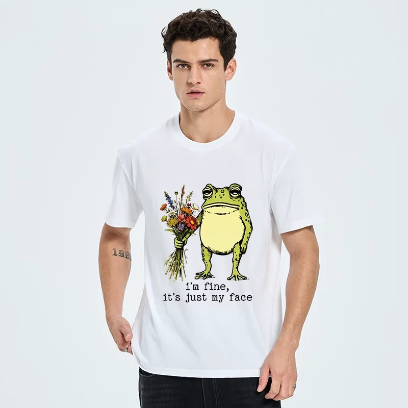 Tokyo-Tiger Funny Frog Meme My Face Lies Classic T-Shirt