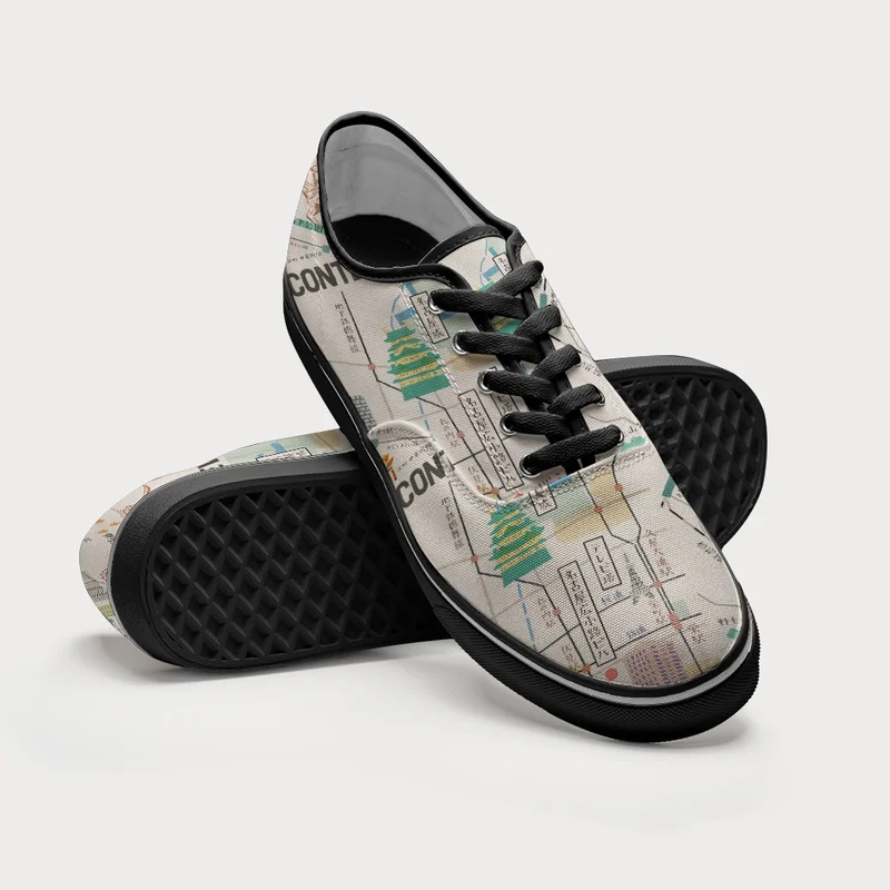 Tokyo-Tiger Tokyo Content Events Map Canvas Shoes