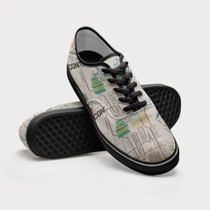 Tokyo-Tiger Tokyo Content Events Map Canvas Shoes