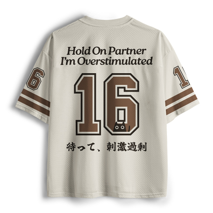 Tokyo-Tiger Samurai Cowboy Cat Mesh Jersey