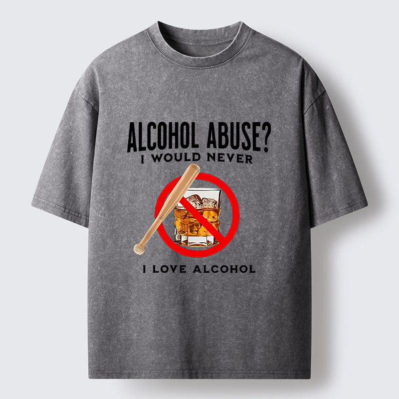 Tokyo-Tiger Funny Alcohol Joke Washed T-Shirt