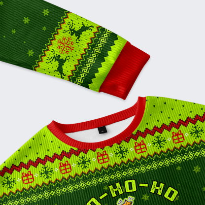 Tokyo-Tiger Ho Ho Ho,Now I Have a Sweater Christmas Ugly Sweatshirt