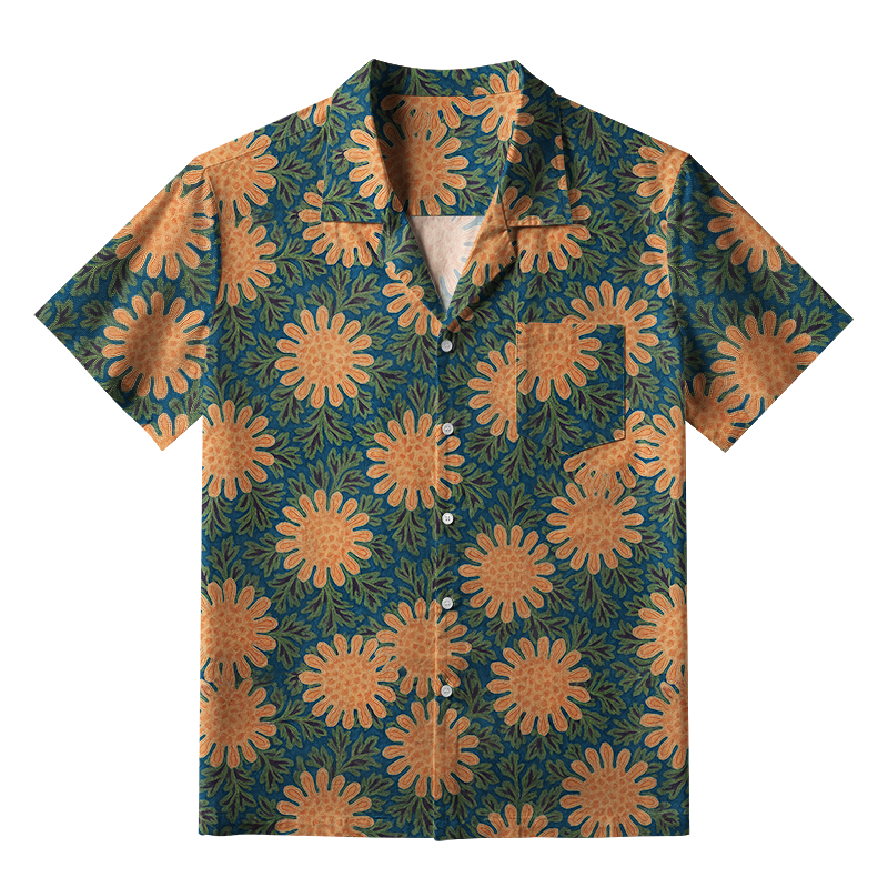 Tokyo-Tiger Chrysanthemum Japan Aloha Hawaiian Shirt