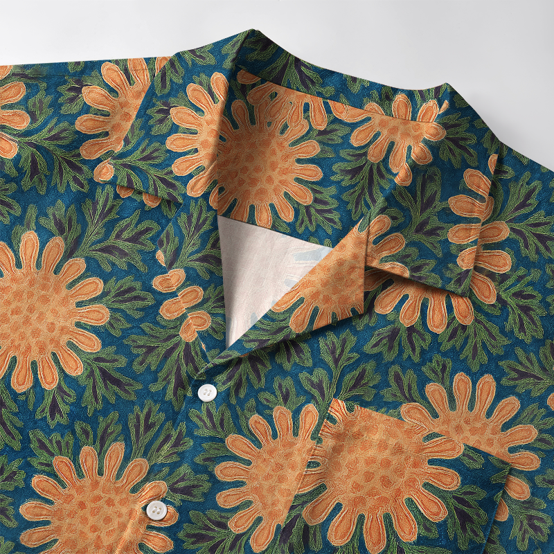 Tokyo-Tiger Chrysanthemum Japan Aloha Hawaiian Shirt