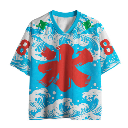 Tokyo-Tiger Summer Festival Ice Cream Wave Mesh Jersey