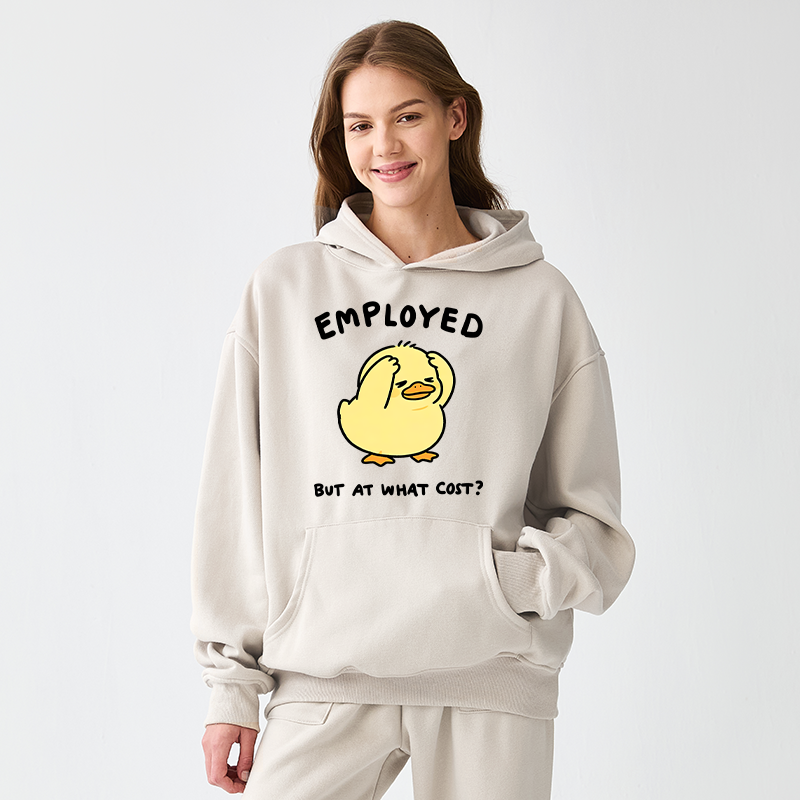 Tokyo‑Tiger Funny Work Duck Adult Fleece Hoodie