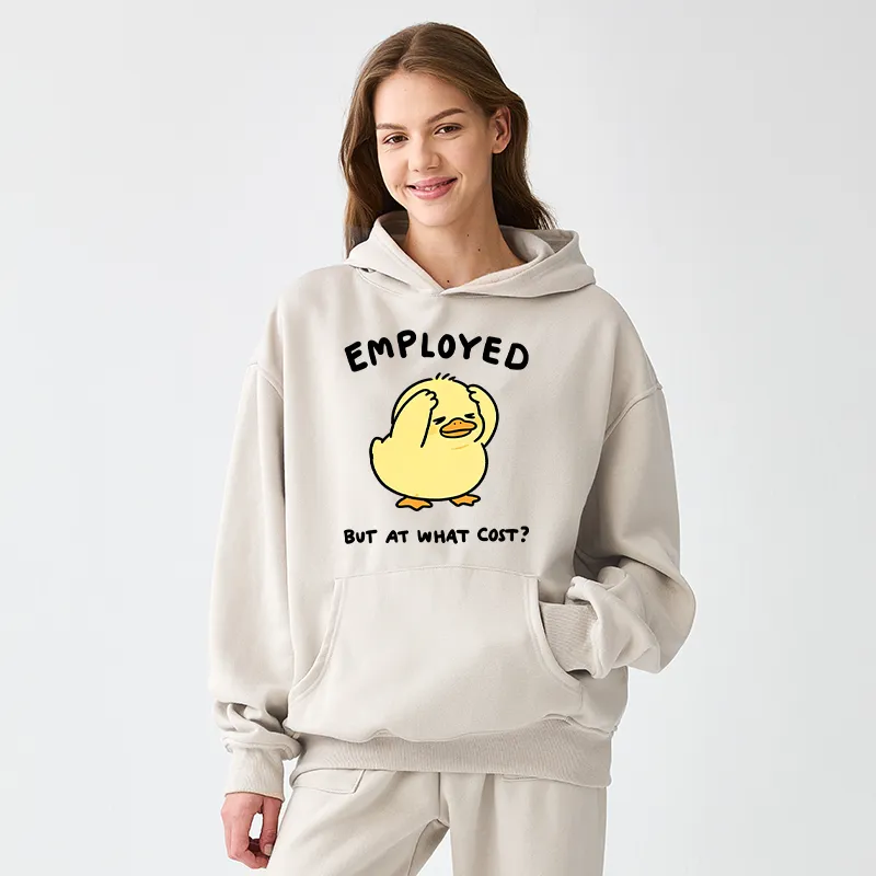Tokyo‑Tiger Funny Work Duck Adult Fleece Hoodie