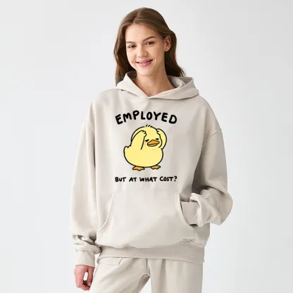 Tokyo‑Tiger Funny Work Duck Adult Fleece Hoodie