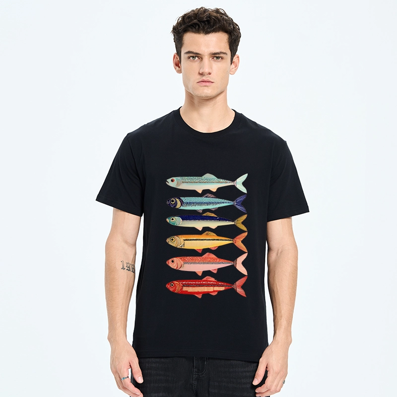 Tokyo-Tiger Colorful Fish Stack Classic T-Shirt
