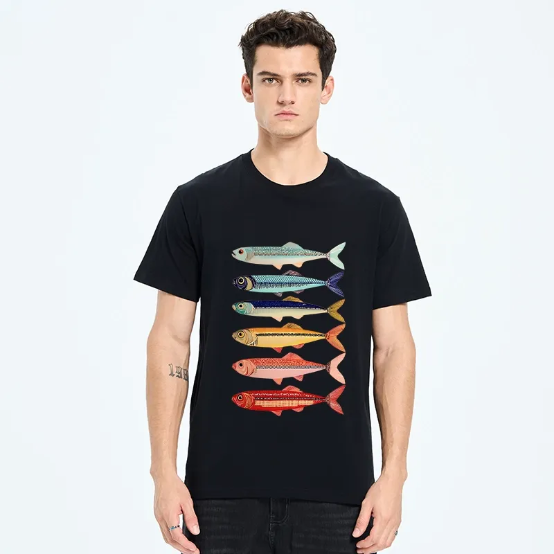 Tokyo-Tiger Colorful Fish Stack Classic T-Shirt